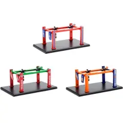 "Four-Post Lifts" Set of 3 pieces Series 2 1/64 Diecast Models by Greenlight