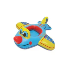Swim Central Inflatable Airplane Swimming Pool Baby Float, 29.5-Inch