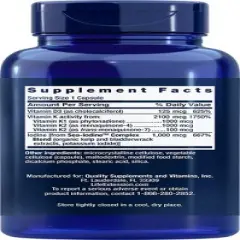 Vitamins D and K with Sea-Iodine by Life Extension  -  60 Capsule