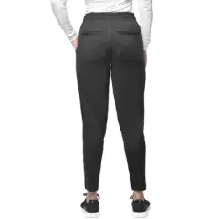 Medichic Women's Scrubs Mid Rise Slim 5 Pocket Active Yoga Scrub Pants