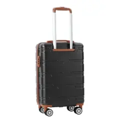 28in Hardside Carry On Luggage with Spinner Wheels, Expandable Lightweight Suitcase with TSA Lock, Durable Hardshell Cabin Luggage