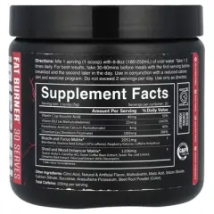 JNX Sports The Ripper! Fat Burner, Raspberry Lemonade, 5.3 oz (150 g)