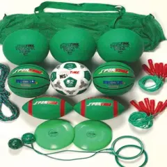 Sportime Recess Pack, Green, Grade 3, Set of 20