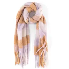 Shiraleah Lime Plaid Ari Scarf