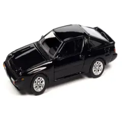 1987 Mitsubishi Starion Serbia Black "Modern Muscle" Limited Edition 1/64 Diecast Model Car by Auto World