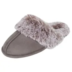 Jessica Simpson Girl's Micro-Suede Scuff Slippers