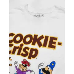 Tee Luv Cookie Crisp Cereal Mascot T-Shirt - White Medium