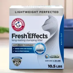 Arm & Hammer Lightweight Clumping Scented Fresh Effects Cat Litter - 10.5lbs