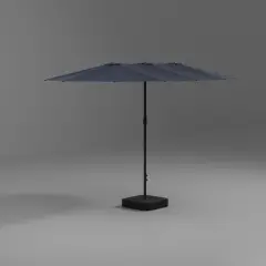 FUFU&GAGA Double-Head Outdoor Patio Umbrella �C Large Size for Ultimate Sun Protection