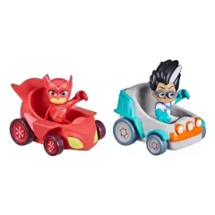 PJ Masks Owlette vs Romeo Battle Racers