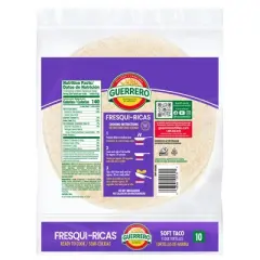 Guerrero Taco Size Soft Fresqui Ricas Flour Tortillas - 15oz/10ct