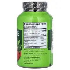 NATURELO Glucosamine Chondroitin & MSM With Boswellia & Vitamin C, 120 Capsules