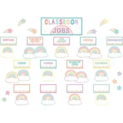 Teacher Created Resources&reg; Pastel Pop Classroom Jobs Mini Bulletin Board Set