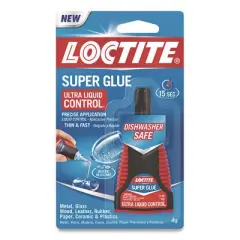 Loctite Ultra Liquid Control Super Glue, Dries Clear - Case of 1 - 0.14 oz