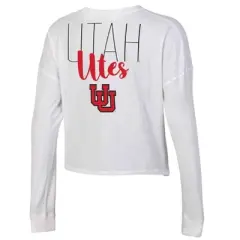 NCAA Utah Utes Women's White Long Sleeve T-Shirt