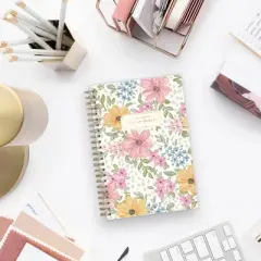 Blue Sky Ivory Paper Co 2025-2026 Weekly/Monthly Wirebound Planner 5"x8" Printed Nataliana Multi Floral