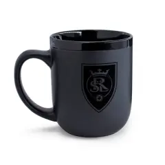 MLS Real Salt Lake Black Coffee Mug - 16oz: Ceramic Drinkware, 5.5" Height