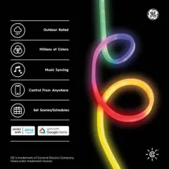 GE Cync Dynamic Effect 16ft Decorative Outdoor Light String