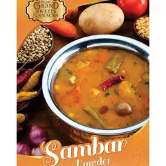 Grand Sweets & Snacks Authentic Traditional Sambar Podi / Samba Powder &ndash; Pack of 3 &times; 200 g = 600 g