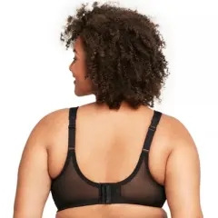 Glamorise Womens MagicLift Natural Shape Support Wirefree Bra 1010 Black