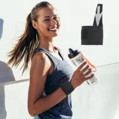 Unique Bargains Adjustable Sport Wristbands 12.2"x2.17" 1 Pair