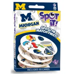 MasterPieces Officially Licensed NCAA Michigan Wolverines Spot It Game for Kids and Adults