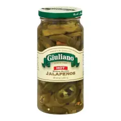 Giuliano Hot Nacho Sliced Jalapenos- 6 pack, 16 oz