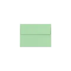 LUX A6 Invitation Envelopes 4 3/4 x 6 1/2 50/Box Pastel Green SH4275-04-50