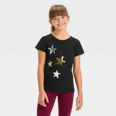 Girls' Short Sleeve Flip Sequin T-Shirt - Cat & Jack&trade;
