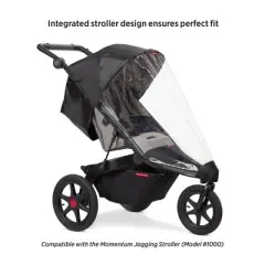 Radio Flyer Momentum Jogging Stroller Rain Cover - Black
