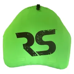 RAVE Sports Ripper XP Quick Connect Inflatable 3 Person Rider Towable Pull Behind Water Sport Raft Tube Float for Tubing and Boating, Green