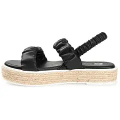 Journee Collection Womens Knowles Tru Comfort Foam Espadrille Platform Sandals