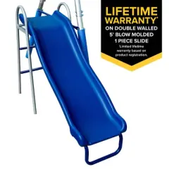 Sportspower Taylor Galvanized Metal with Blow Molded Standing Swing and Teeter Totter Saucer Swing Set