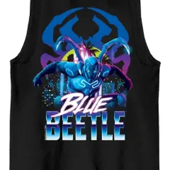 Blue Beetle Movie Key Art Crew Neck Sleeveless Black Men's Tank Top
