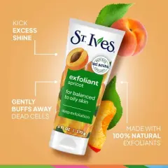 St. Ives Apricot Face Exfoliant for Balanced to Oily Skin - 6floz