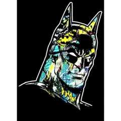 Batman Mask Graphic Trap Black T-shirt Toddler Boy to Youth Boy