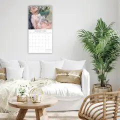 2026 Square Wall Calendar, Impressionists, 16-Month Arts & Antiques Theme with 180 Reminder Stickers (12x12 In)