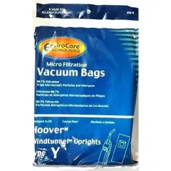 EnviroCare Replacement Micro Filtration Vacuum Cleaner Dust Bags Designed to Fit Hoover Windtunnel Upright Type Y 18 pack with 2 belts