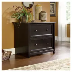 Edge Water Lateral File Cabinet Estate Black - Sauder