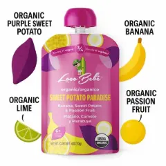 Loco Bebe Sweet Potato Paradise Pouch Baby Food - 4oz