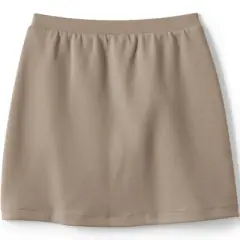 Lands' End Lands' End School Uniform Girls Ponte Button Front Skort