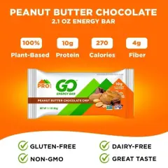 PROBAR Peanut Butter Chocolate Chip Go Energy Bar