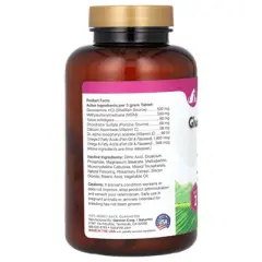 NaturVet Glucosamine DS Plus, Moderate Joint Care + Chondroitin & MSM, For Dogs & Cats, Level 2, 60 Chewable Tabs, 6.3 oz (180 g)