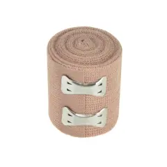 Dealmed Elastic Bandage Wrap with Clip Closure, 4.5 Yards Stretched Compression Wrap, 10 Count (Case Pack)