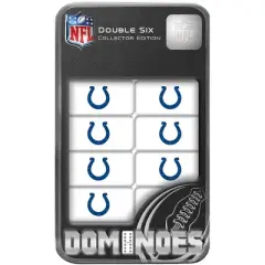 MasterPieces Officially Licensed NFL Indianapolis Colts 28 Piece Dominoes Game for Adults