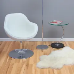 C Table Black/Chrome - Lumisource