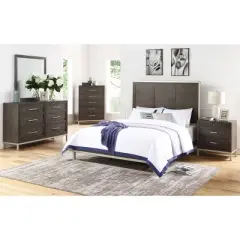 Broomfield 2 Drawer Nightstand Walnut - Steve Silver Co.