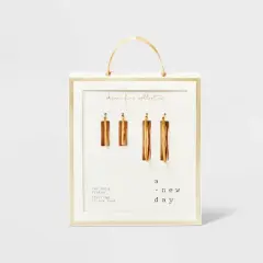 14K Gold Plated Click Top Duo Hoop Earring Set - A New Day&trade; Gold