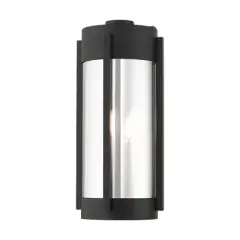 Livex Lighting Sheridan 3 - Light Wall Light in  Black/Brushed Nickel