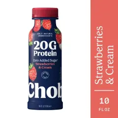 Chobani 20g Protein Strawberries and Cream Yogurt Drink - 20g Protein 10 fl oz